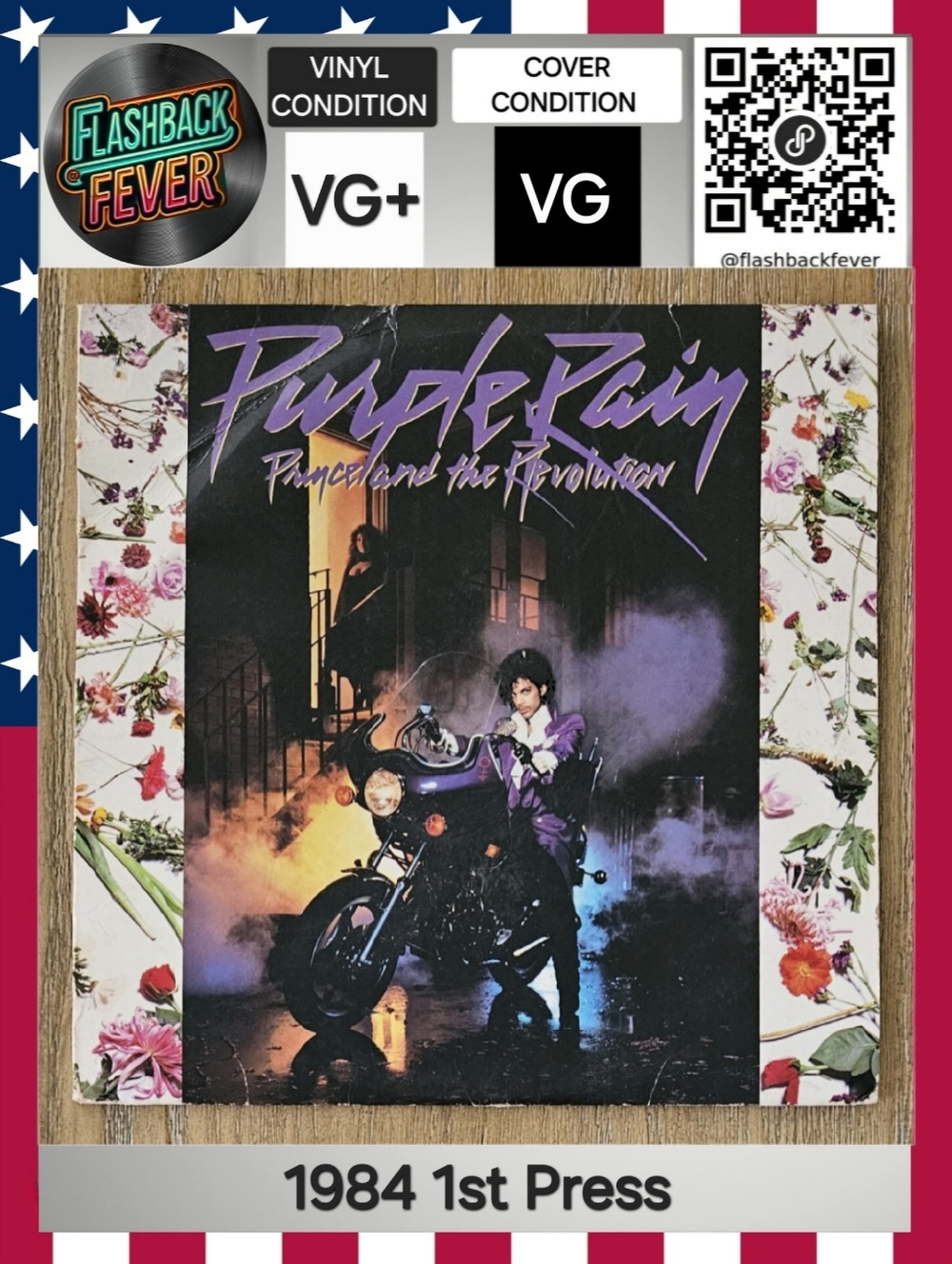 PRINCE AND THE REVOLUTION•Purple Rain•1984 US (#25710-1) Winchester, 1st Press